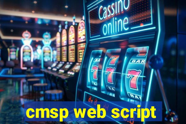 cmsp web script